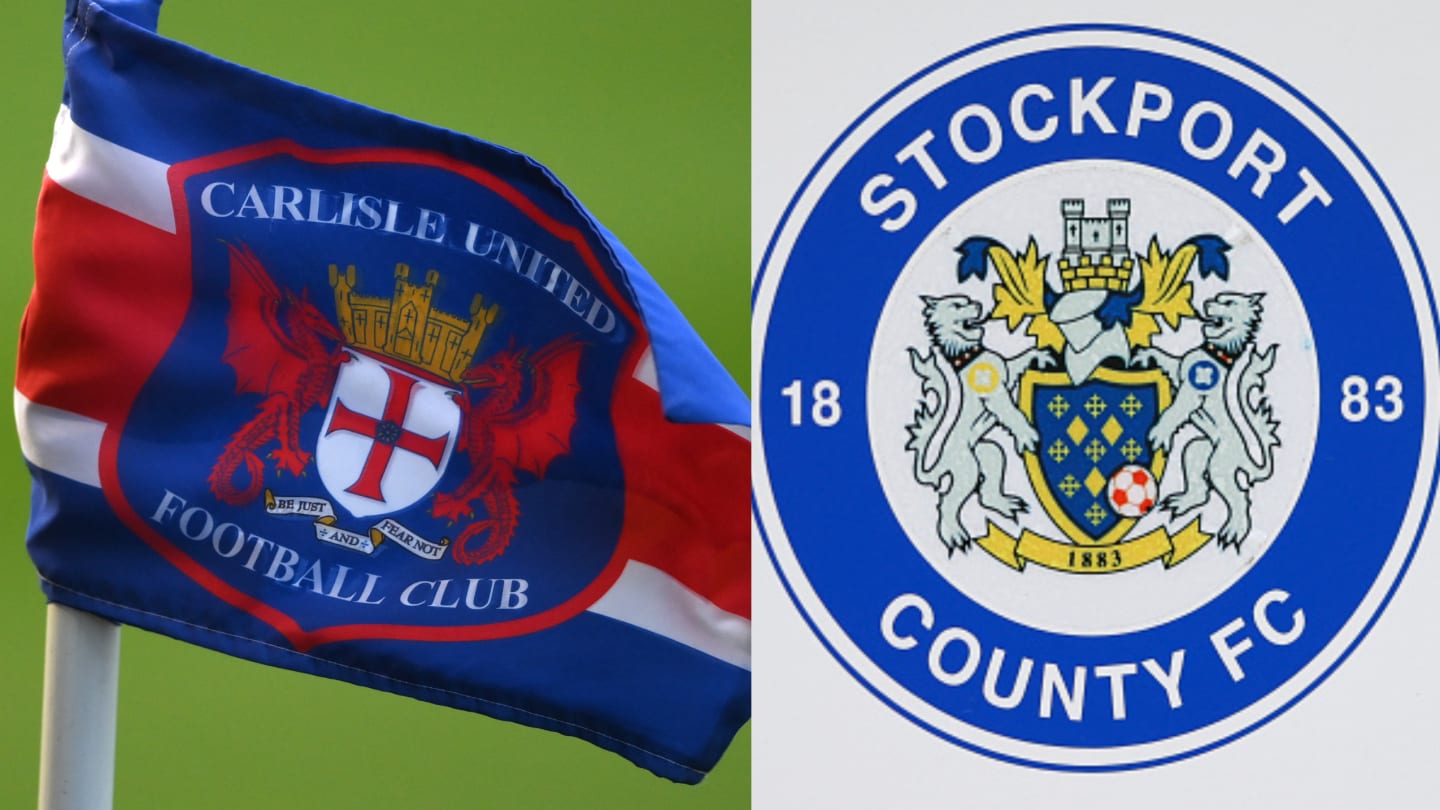 Carlisle vs Stockport: Lineups, and Team News.